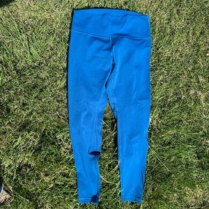 LULULEMON BASE PACE LEGGINGS BLUE LAGOON COLOR SIZE 12
